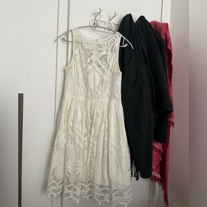 Anthropologie white dress, size 8. Gently used for a few events.